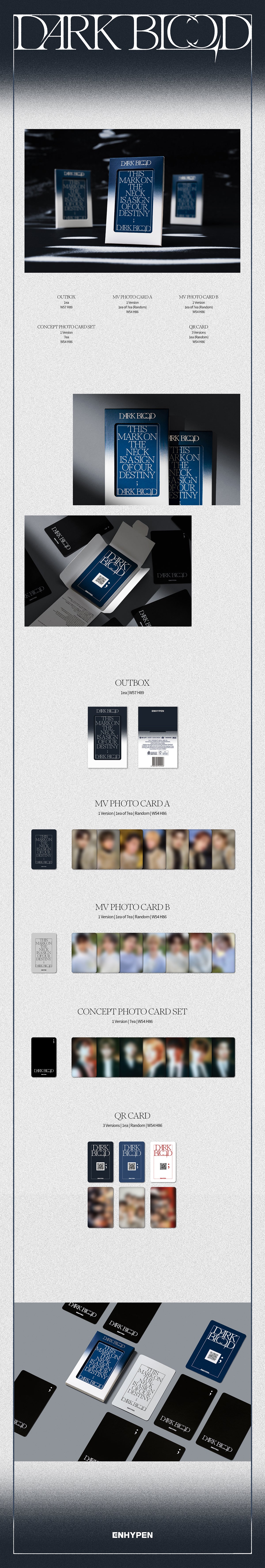 ENHYPEN - DARK BLOOD (WEVERSE ALBUM) - K-Line Store