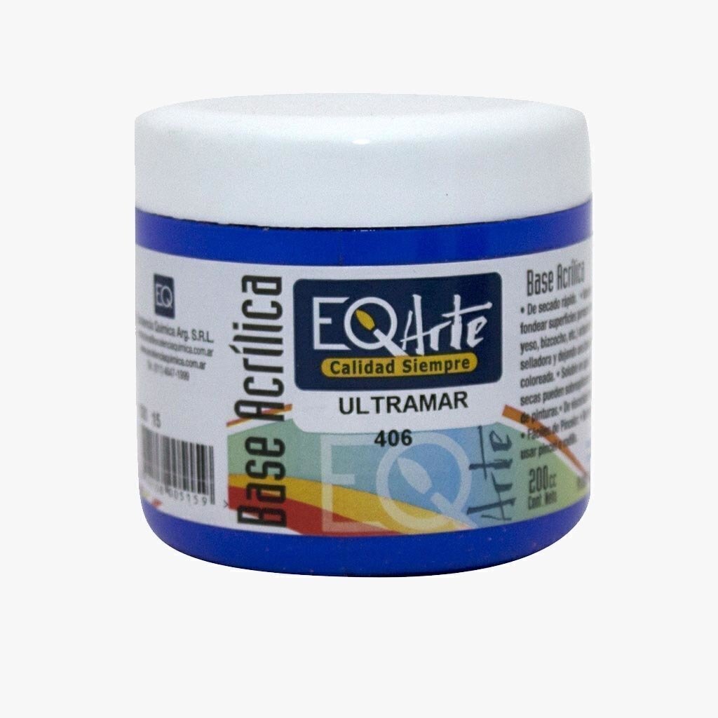 Base Acrílica - Azul Ultramar X 200 CC