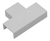 CURVA TIPO "T" PLANA 20x10MM ROKER