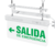 CARTEL LED LUMINOSO SALIDA EMERGENCIA IZQUIERDA MACROLED - comprar online