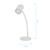 LÁMPARA SATURNO LED 4W DIMEABLE NEGROC/CARGA INALÁMBRICA - tienda online