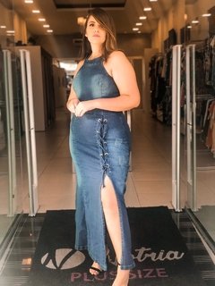 Vestido Jeans Plus Size