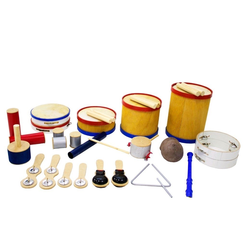 Bandinha Ritmica - Kit Com 20 Instrumentos Musicais