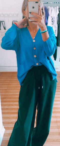 cardigan bolsillo basico