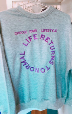 buzo lifestyle bordado - comprar online