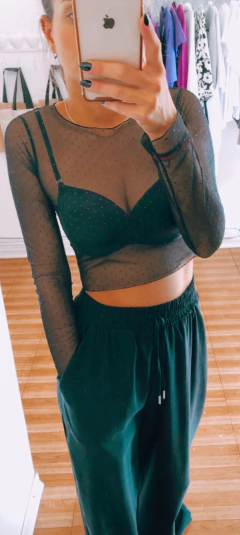top tul sunny (black)