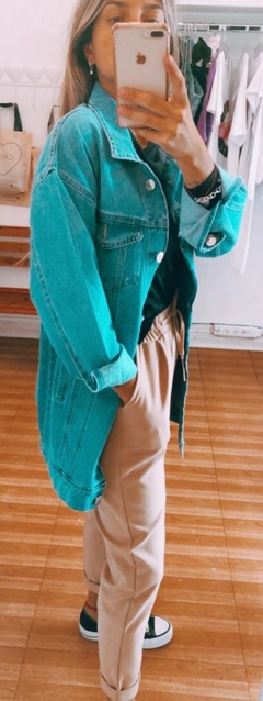 campera oversize denim - comprar online
