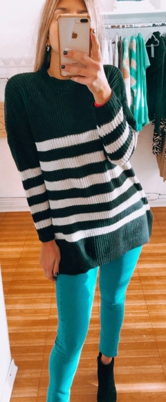 sweater rayado amanda - comprar online