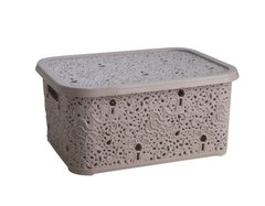 Caja con tapa Linea Home Rosa