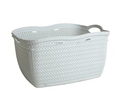 Canasta Linea Knit Blanca