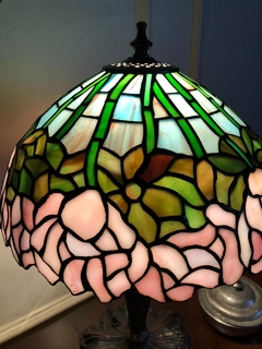 Lampara Tiffany Cabbage Rose 40cm - comprar online