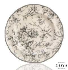 Fuente Redonda 30 cm JB Grey Dove - Loza Inglesa