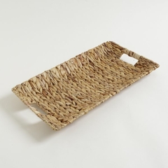 Bandeja plana rectangular seagrass