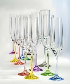 Copa Cristal de Bohemia Champagne Rainbow 190ml
