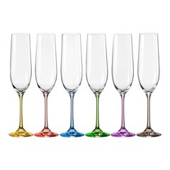 Copa Cristal de Bohemia Champagne Rainbow 190ml en internet