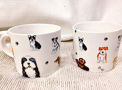 Mug Porcelana Inglesa Dogs