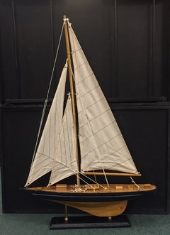 Barco Escala Decorativo Ingles Madera Race - comprar online