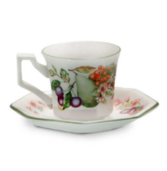 Taza de Té con Plato Johnson Bros Fresh Fruit