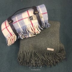 Manta de Llama Pura Lana 2,20x1,60 Escoces - comprar online