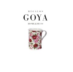 Mug B&S Porcelana BoneChina Mini Rosas - comprar online