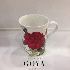 Mug B&S Porcelana BoneChina Rosa Roja