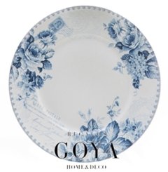 Plato Playo 27 cm JB Blue Print - Loza Inglesa