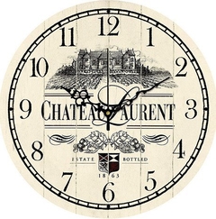 Reloj de Pared Madera 28 cm