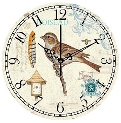 Reloj de Pared Madera 28 cm