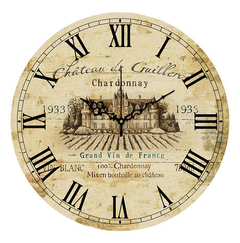 Reloj de Pared Madera 28 cm