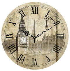 Reloj de Pared Madera sin Vidrio 59cm