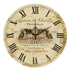 Reloj de Pared Madera sin Vidrio 59cm