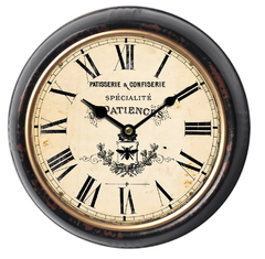 RELOJ DE PARED METAL 25 CM