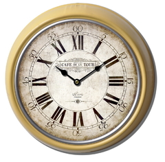 RELOJ PARED 25 CM METAL