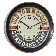 Reloj Metal Old Town Clock 43cm