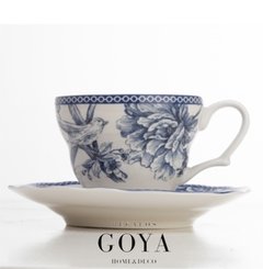 Taza té con plato JB Blue Dove Inglesa