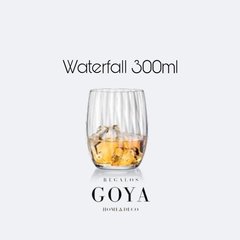 Vaso Cristal de Bohemia Waterfall 300ml x6