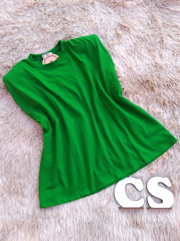 blusa muscle tee verde