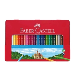 Lápices de color Faber Castell en lata x36 unidades