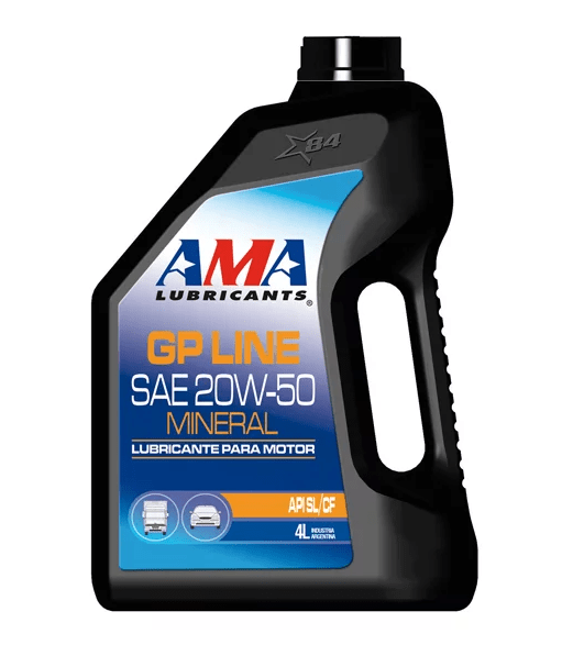 Lubricante AMA mineral Gp 20w50 x 4 litros