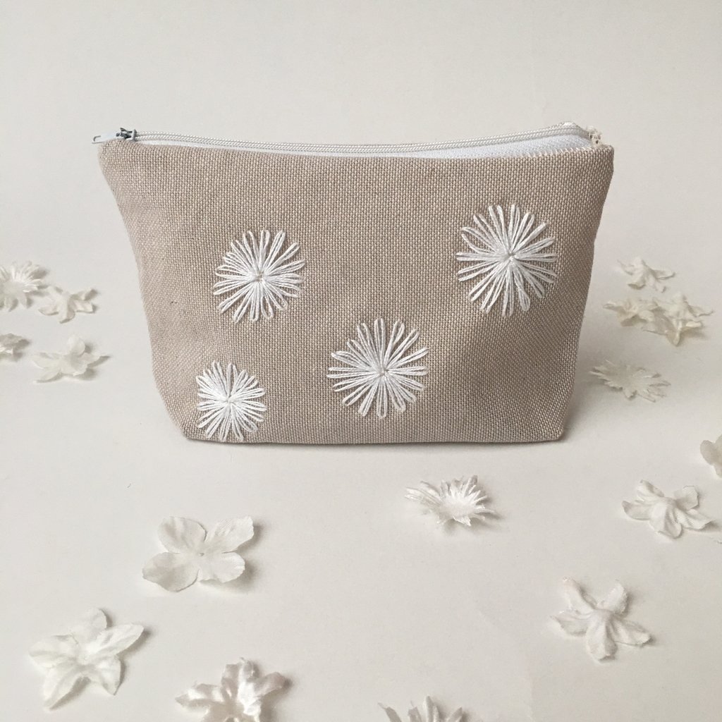 Neceser Flores Lino - Comprar en Alondra decoración