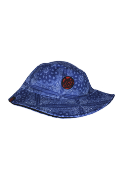 Bucket Grungetteria Paisley Azul - comprar online