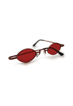 Óculos de Sol Grungetteria Osval Vermelho