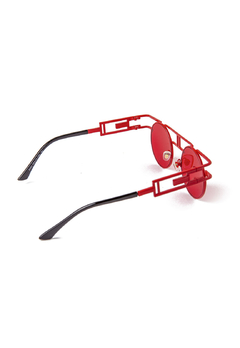 Óculos de Sol Grungetteria Bender Vermelho
