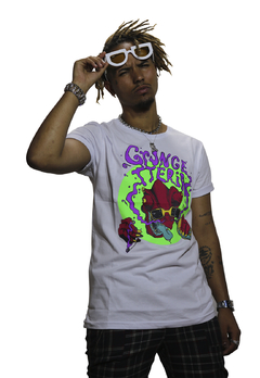Camiseta Grungetteria Camaleão Branca