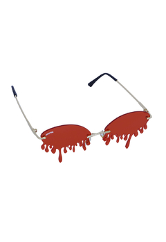 Óculos de Sol Grungetteria Minion's Tears Vermelho